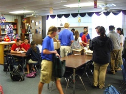 Mississippi Army National Guard Soldiers donate backpacks and school supplies to Afghan children