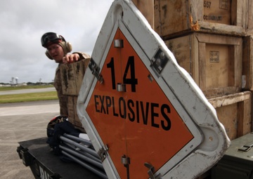 Marines gain proficiency with machine guns during flight