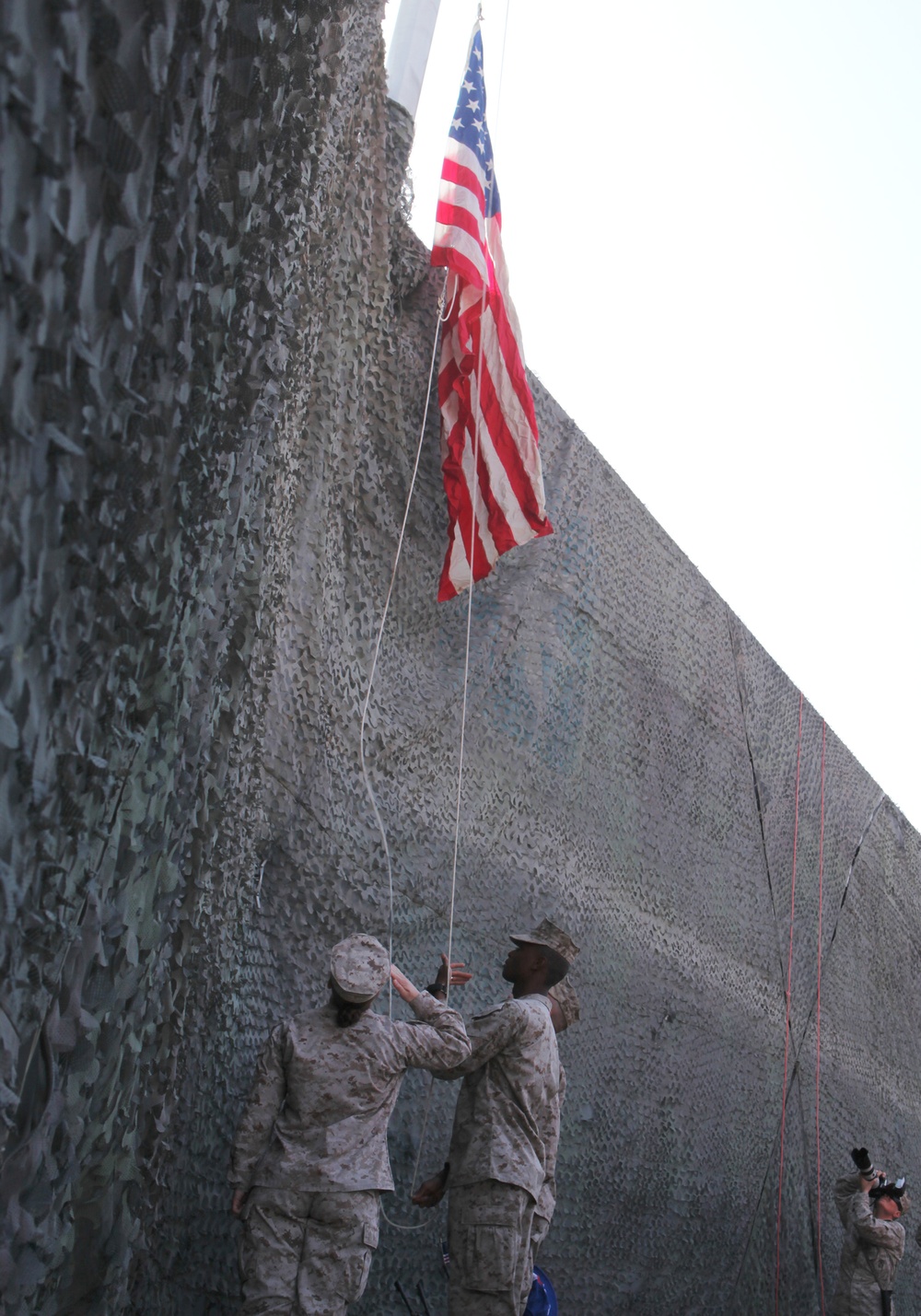 Service members celebrate Fourth of July at Camp Leatherneck
