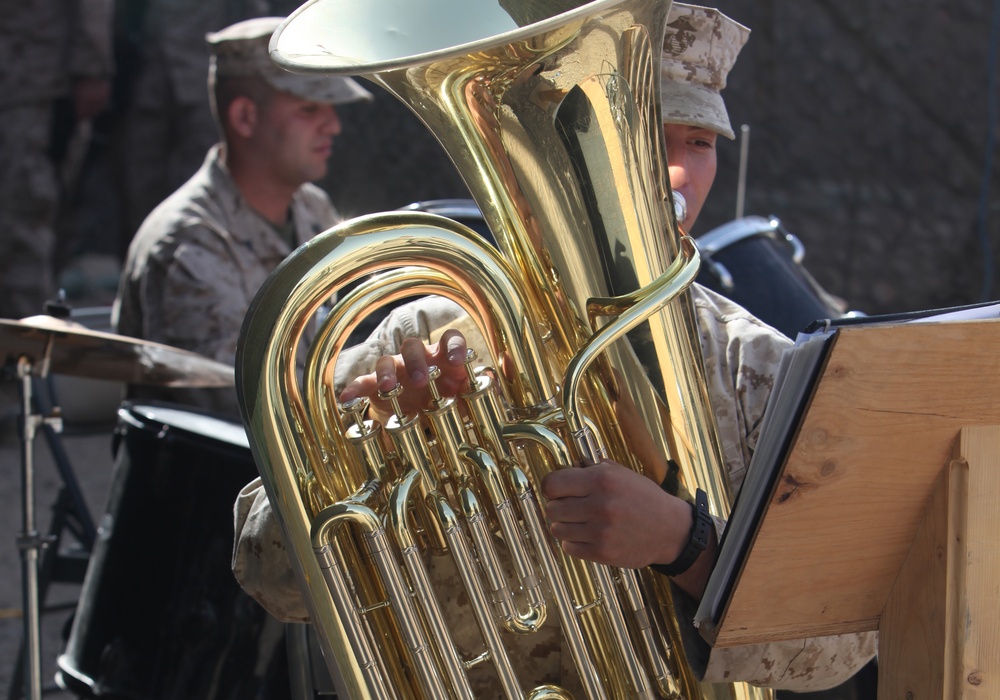 Service members celebrate Fourth of July at Camp Leatherneck