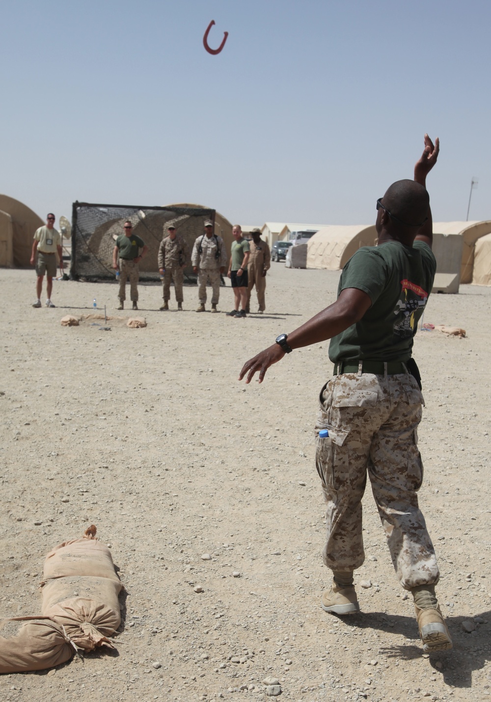 Service members celebrate Fourth of July at Camp Leatherneck