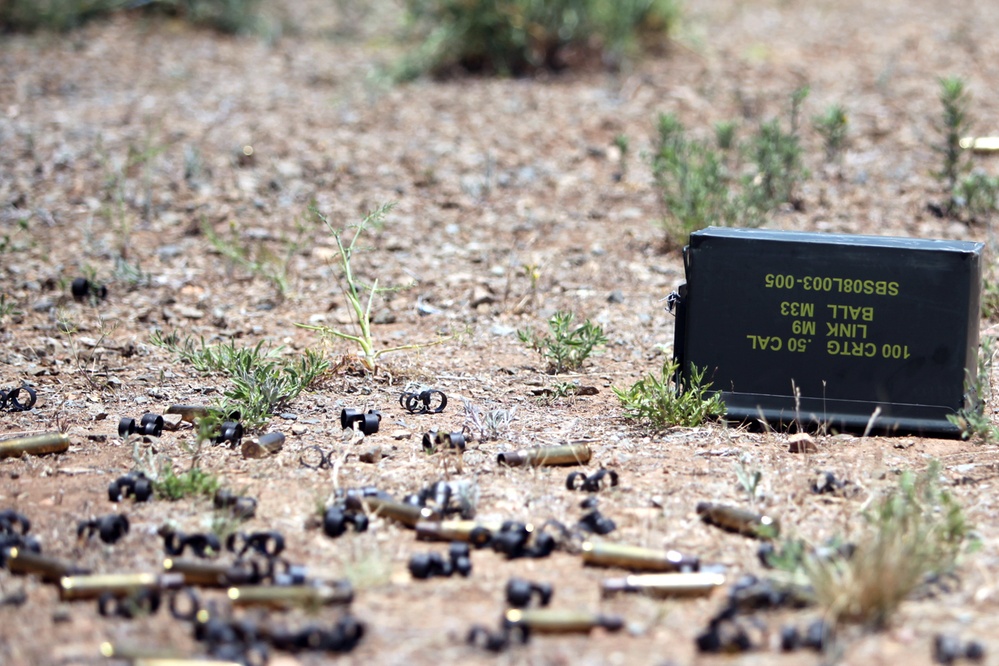 Police Advisory Team hones heavy machine gun skills