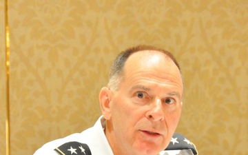 Maj. Gen. William Enyart at the Adjutant General Panel
