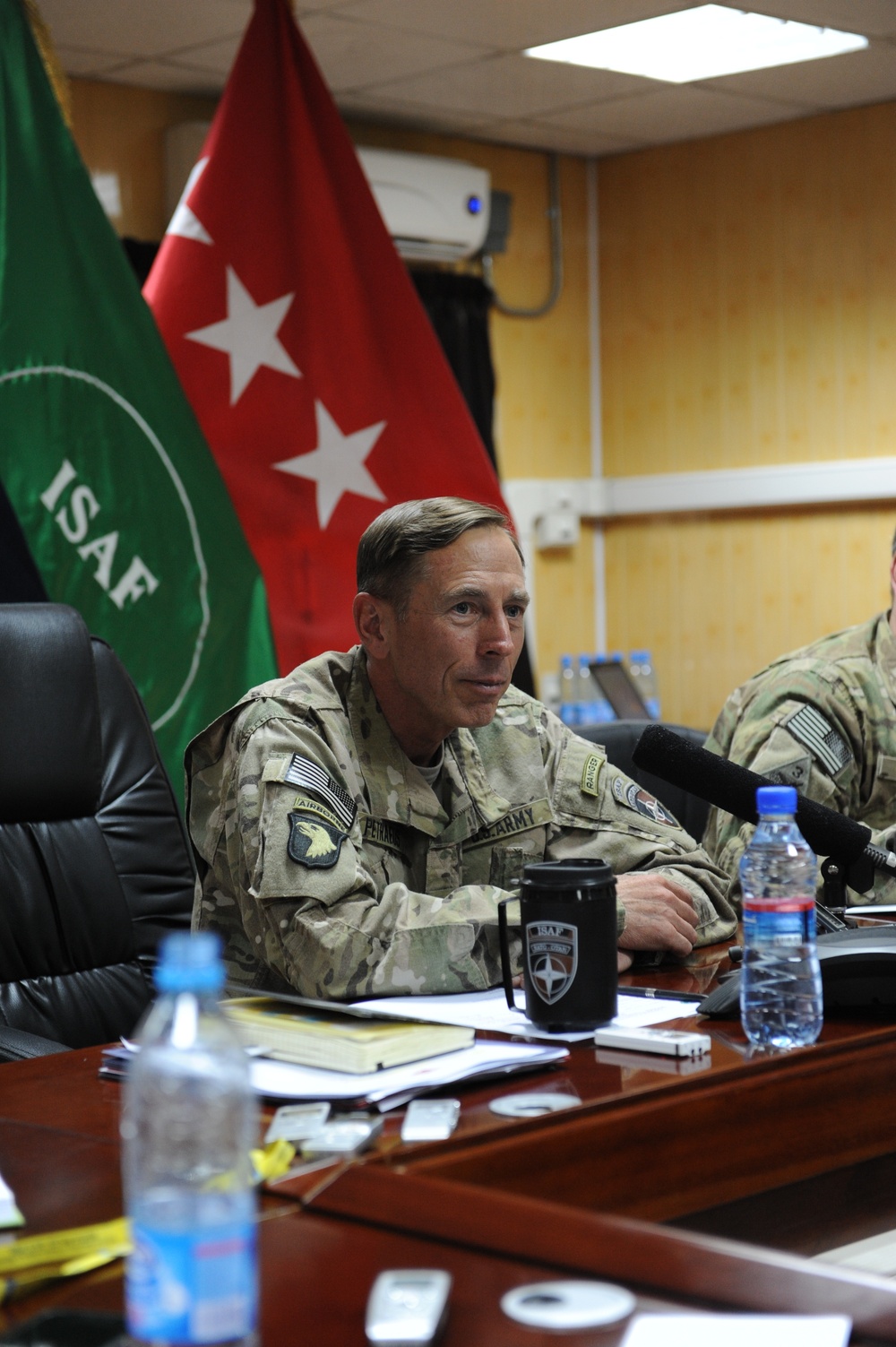 Petraeus speaks about troop withdraw, battling Al Qeada