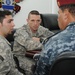 Red Falcons commander meets with local IP commander