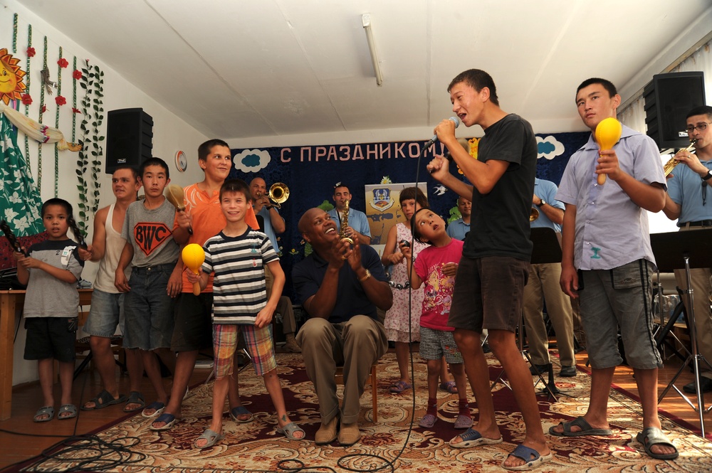 AFCENT band in Kyrgyzstan