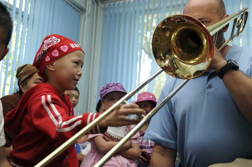 AFCENT band in Kyrgyzstan