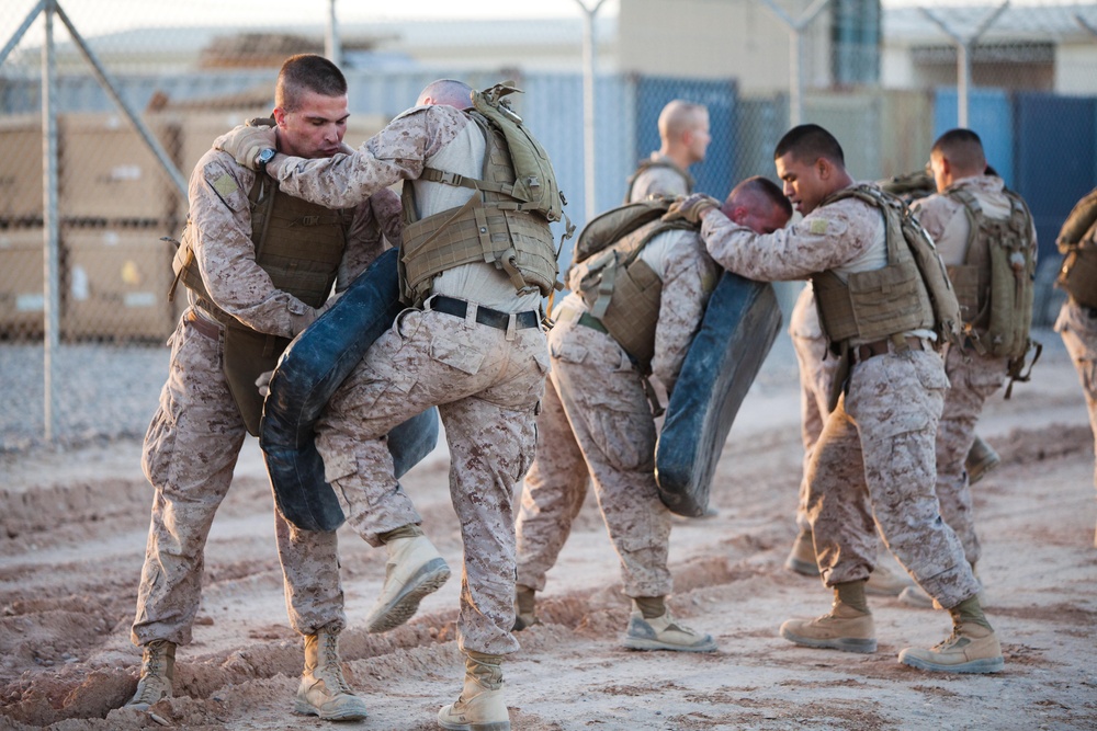 ‘Tired’ Out: Helmand Marines dig deep for martial arts instructor certification