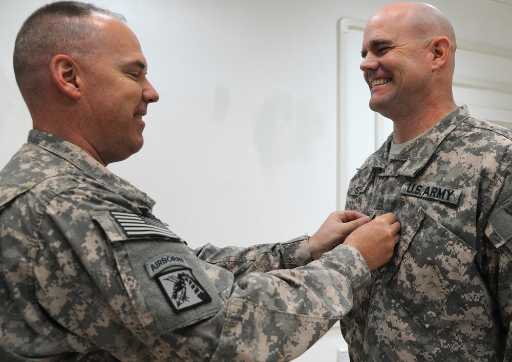 Once homeless, Staples blazes trail to top of Army career field