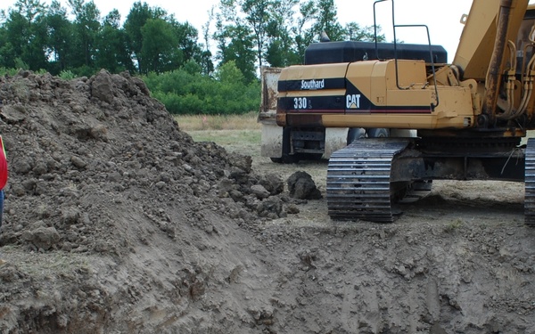 Temporary housing construction in Joplin, Mo.