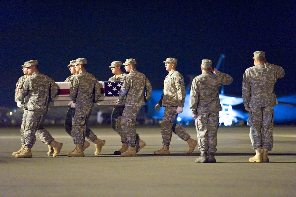 TF Storm soldiers honor fallen combat medic