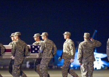 TF Storm soldiers honor fallen combat medic