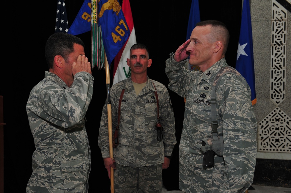 467th AEG changes command