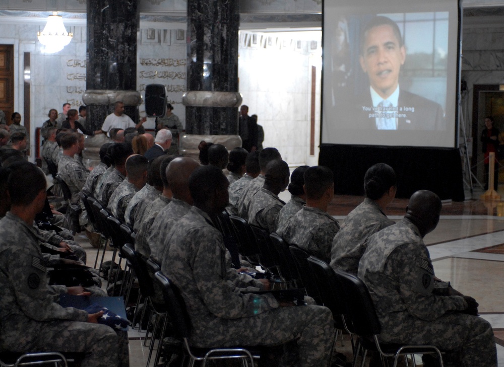 Deployed ‘Dagger’ Brigade soldiers become US citizens on Independence Day