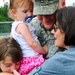 Family hug at Serving Our Troops - St. Paul to Fort McCoy