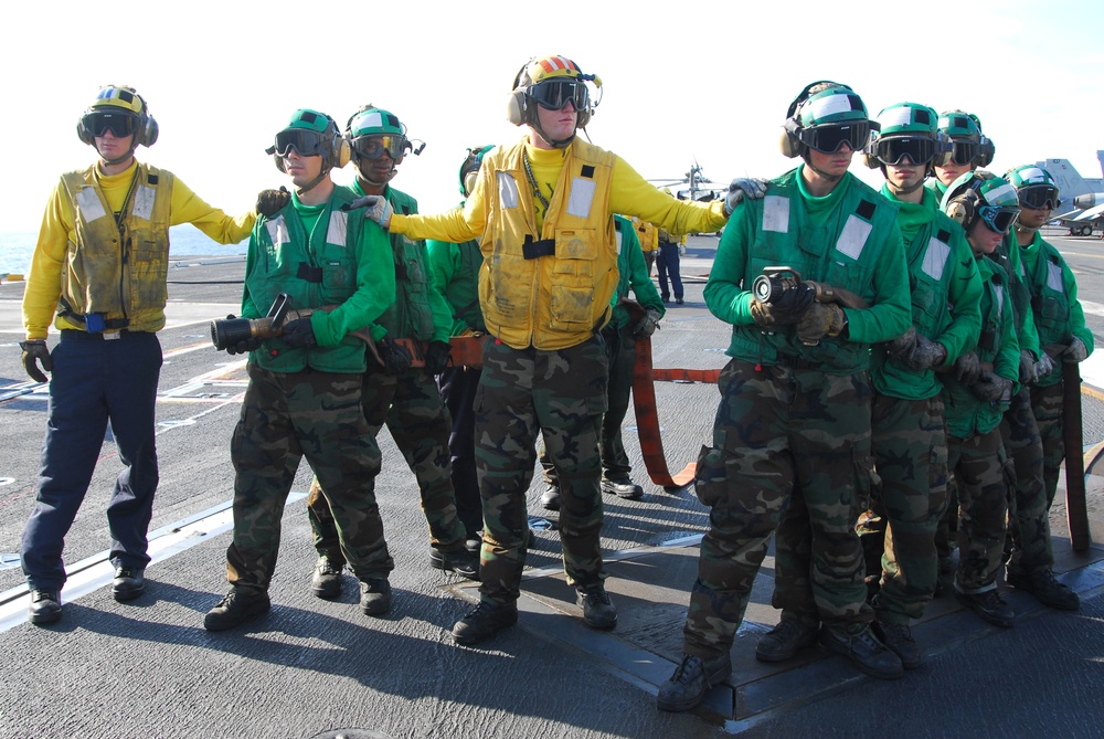 USS George Washington action