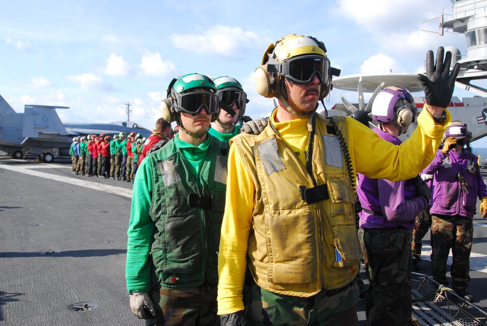 USS George Washington action