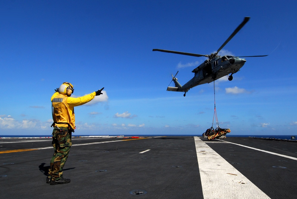 USS George Washington action