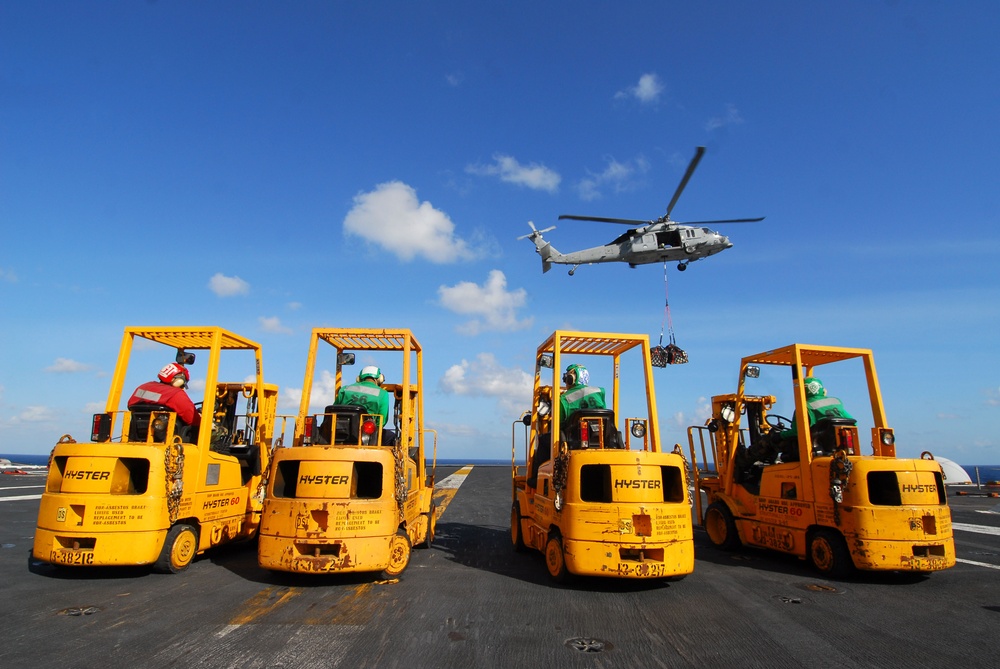 USS George Washington action