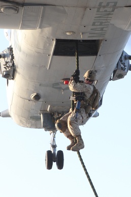 Raid force trains to seize offshore oil platform