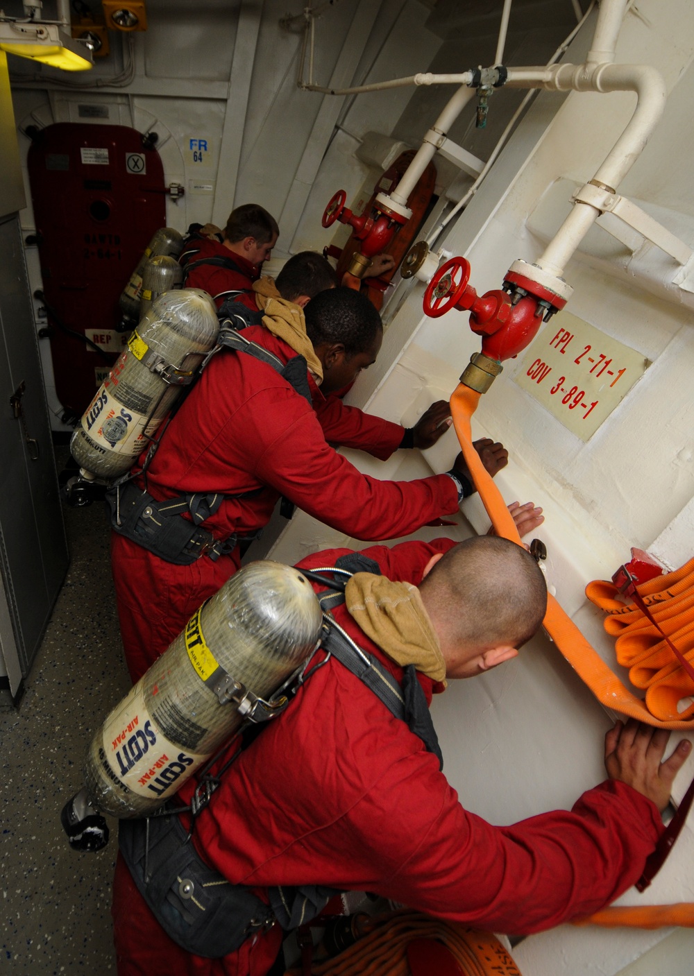 USS Carr action