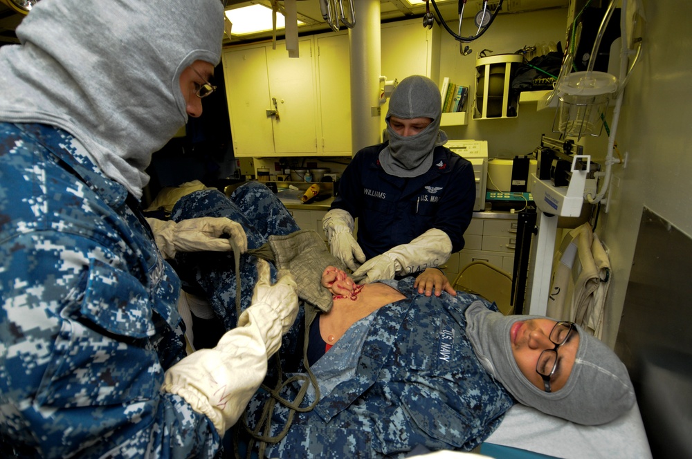 USS Carr action