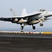 F/A-18E Super Hornet launches from USS Ronald Regan