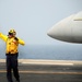 Aircraft launch aboard USS Ronald Reagan