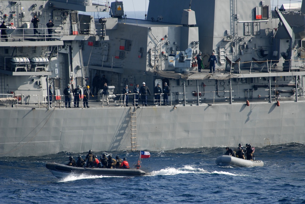 USS Boone sailors conduct maritime interdiction exercise USS Boone sailors conduct maritime interdiction exercise