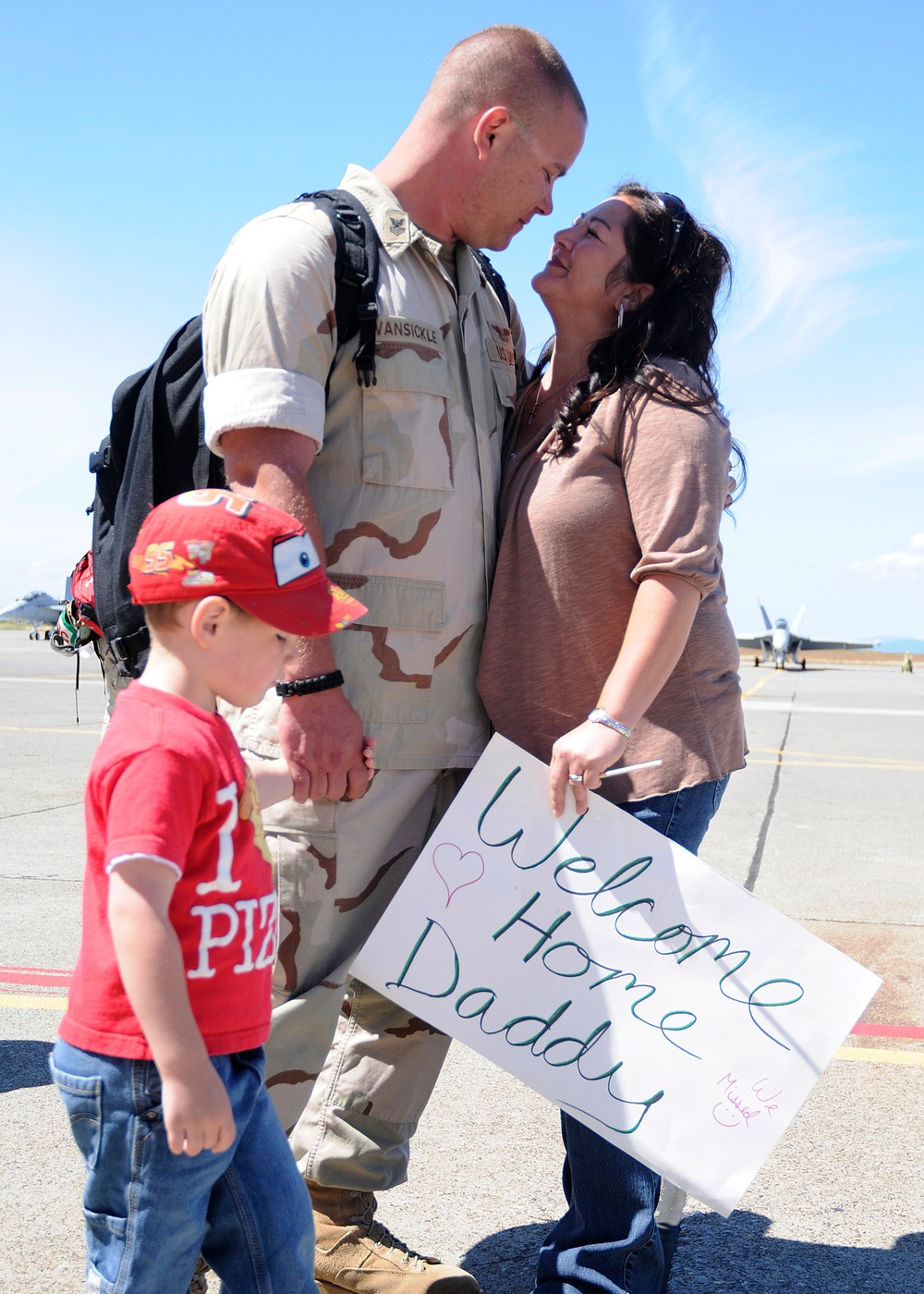 Homecoming ceremony at NAS Whidbey Island Homecoming ceremony at NAS Whidbey Island