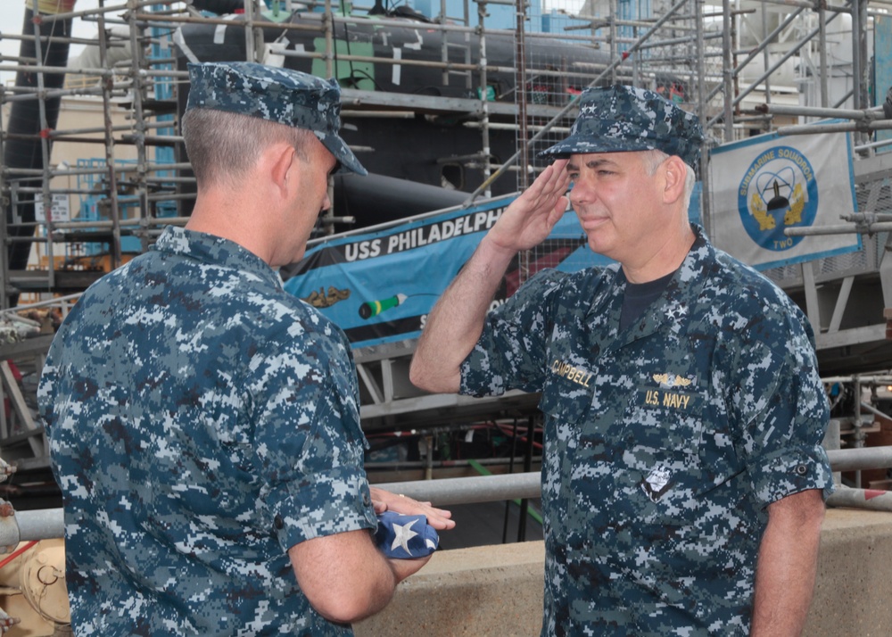 USS Philadelphia inactivation ceremony in Norfolk