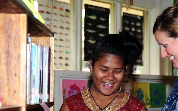 Community service in Pohnpei during Pacific Partnership 2011