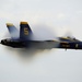 Blue Angels pilot performs a sneak pass