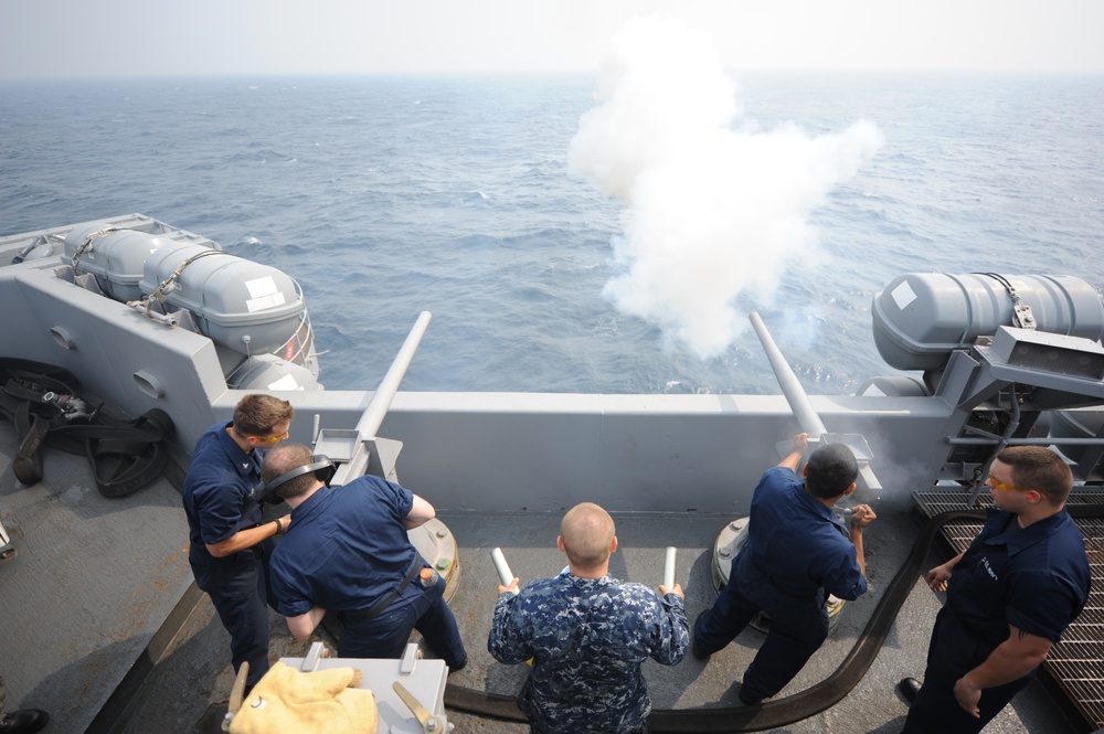 Independence Day celebration aboard USS Dwight D. Eisenhower