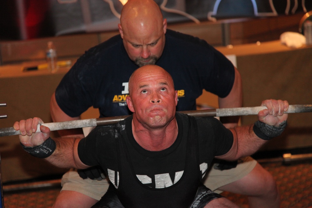 Marines bench for sucess at powerlifting competition