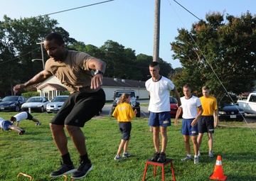 Naval midshipmen visit NECC