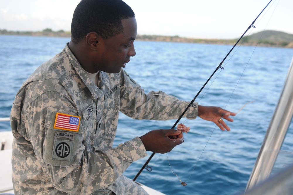 Joint military fishing trip