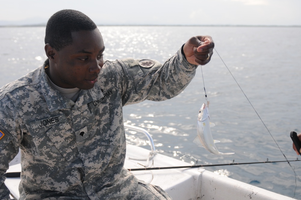 Joint military fishing trip