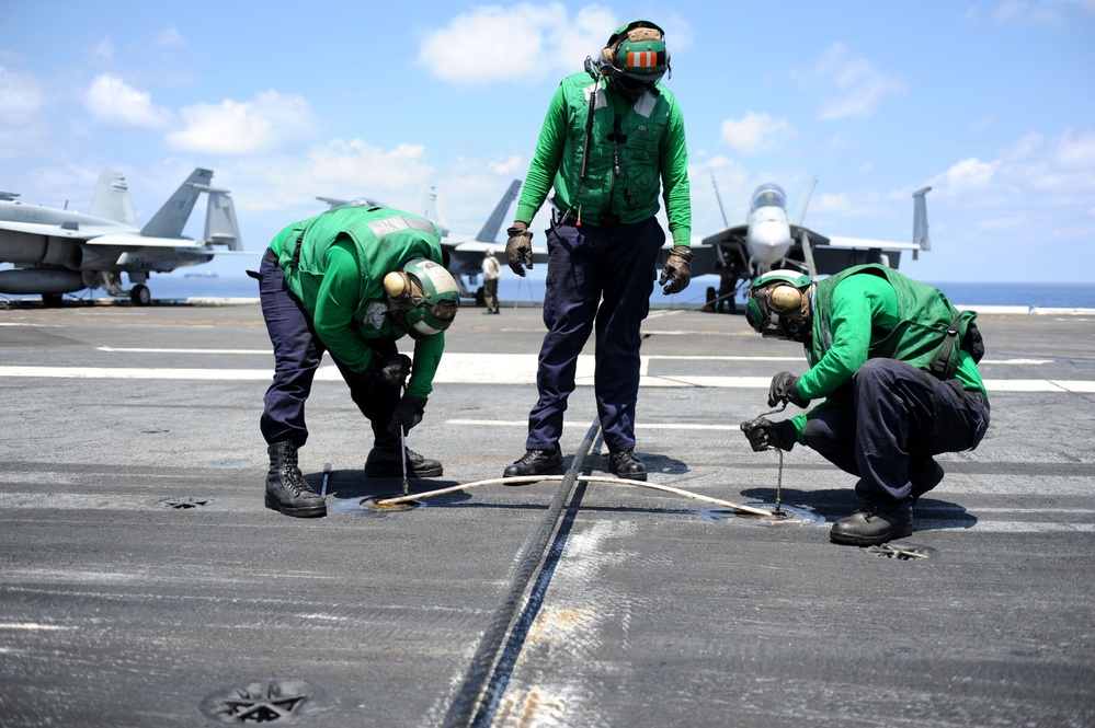 USS Dwight D. Eisenhower action