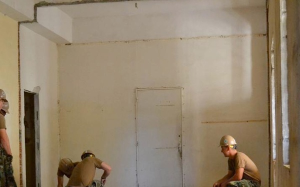 NMCB 74 Seabees upgrade operations center in Senegal