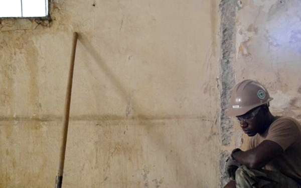 NMCB 74 Seabees upgrade operations center in Senegal