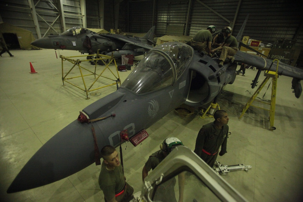 Behind the scenes: Aircraft maintainers help Marine jets keep pressure on insurgents