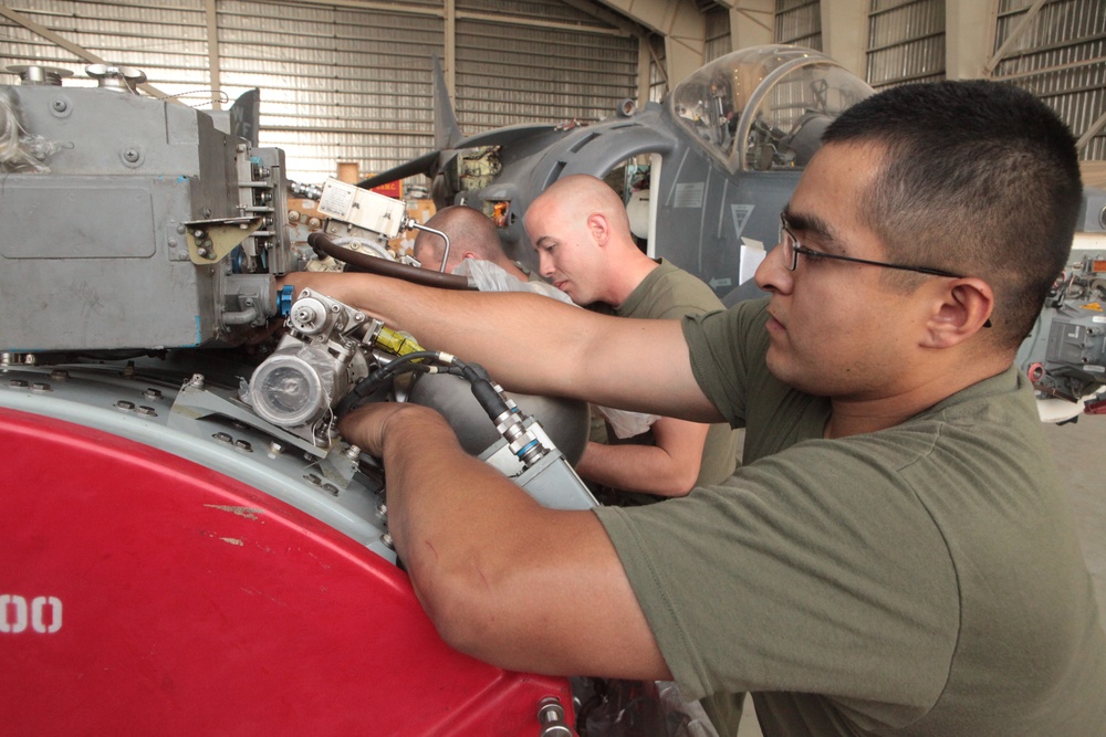 Behind the scenes: Aircraft maintainers help Marine jets keep pressure on insurgents