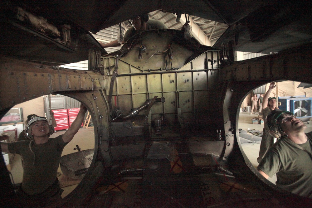 Behind the scenes: Aircraft maintainers help Marine jets keep pressure on insurgents