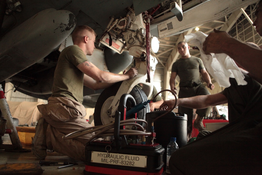 Behind the scenes: Aircraft maintainers help Marine jets keep pressure on insurgents