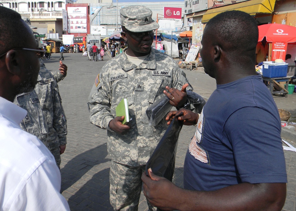 Ghana-born US soldier supports MEDFLAG 11