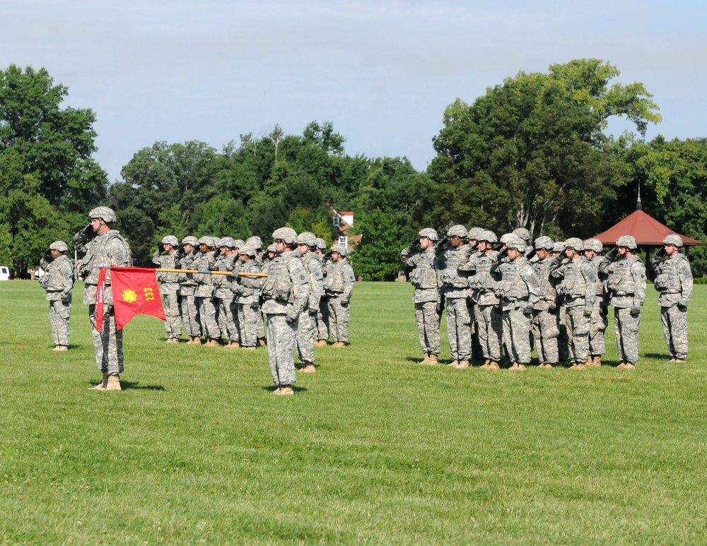 233rd Transportation Company cases colors