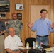 Adjutant general joins governor and Senator Roberts to meet with flooded counties