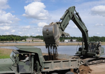 Minnesota Guard engineers clean up Minot after flood
