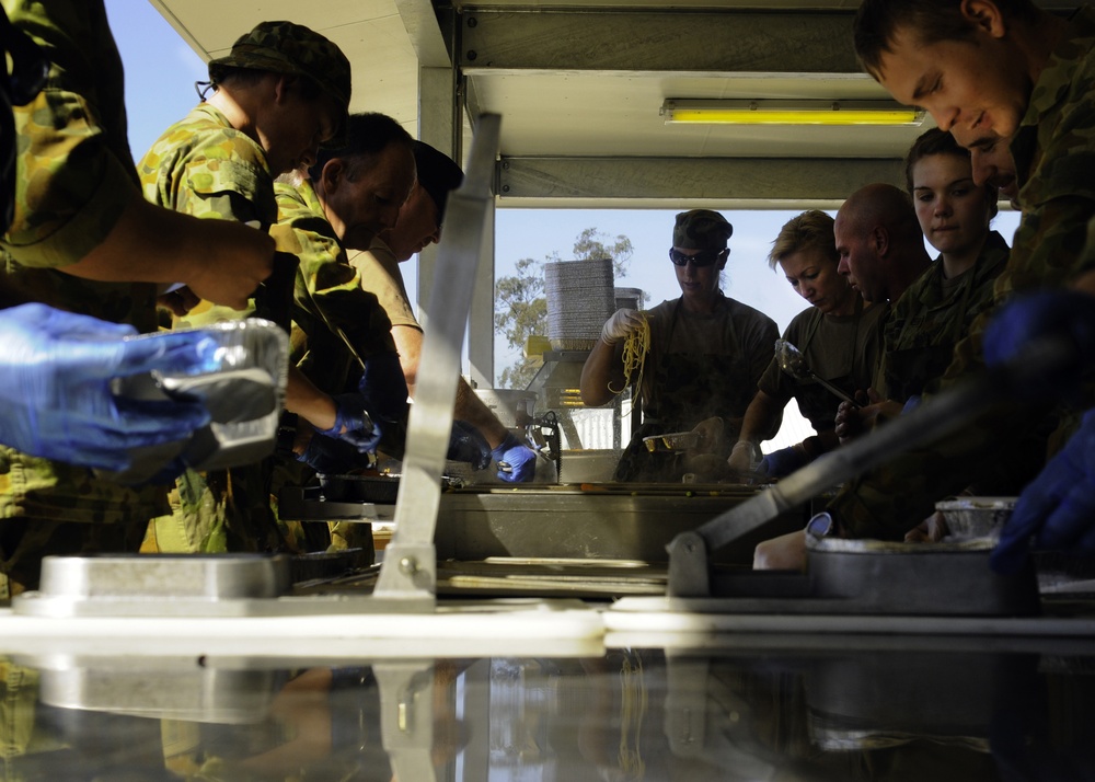 Australian Defence Force field cooks are sizzling hot